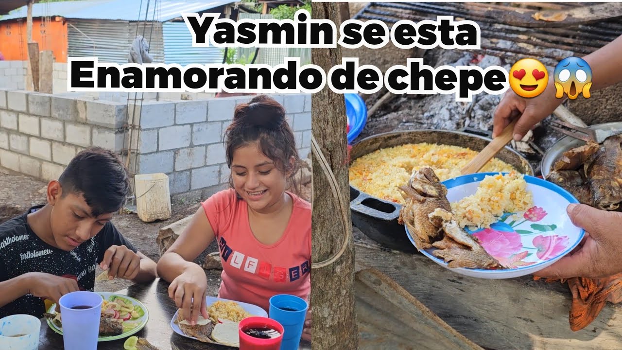 Se llego la hora del Almuerzo😋🤤esto Delicioso Prepararón/Yasmin y chepe comen juntos🥰😍