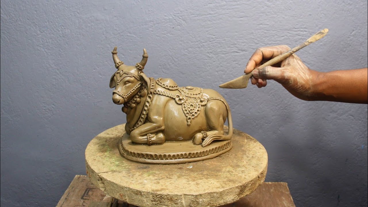 Mitti ka gay kaise banaye | clay cow making | clay modelling