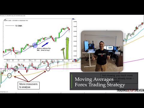 The 10 DAY SMA Strategy Moving Average/ MA Cross Forex Trading