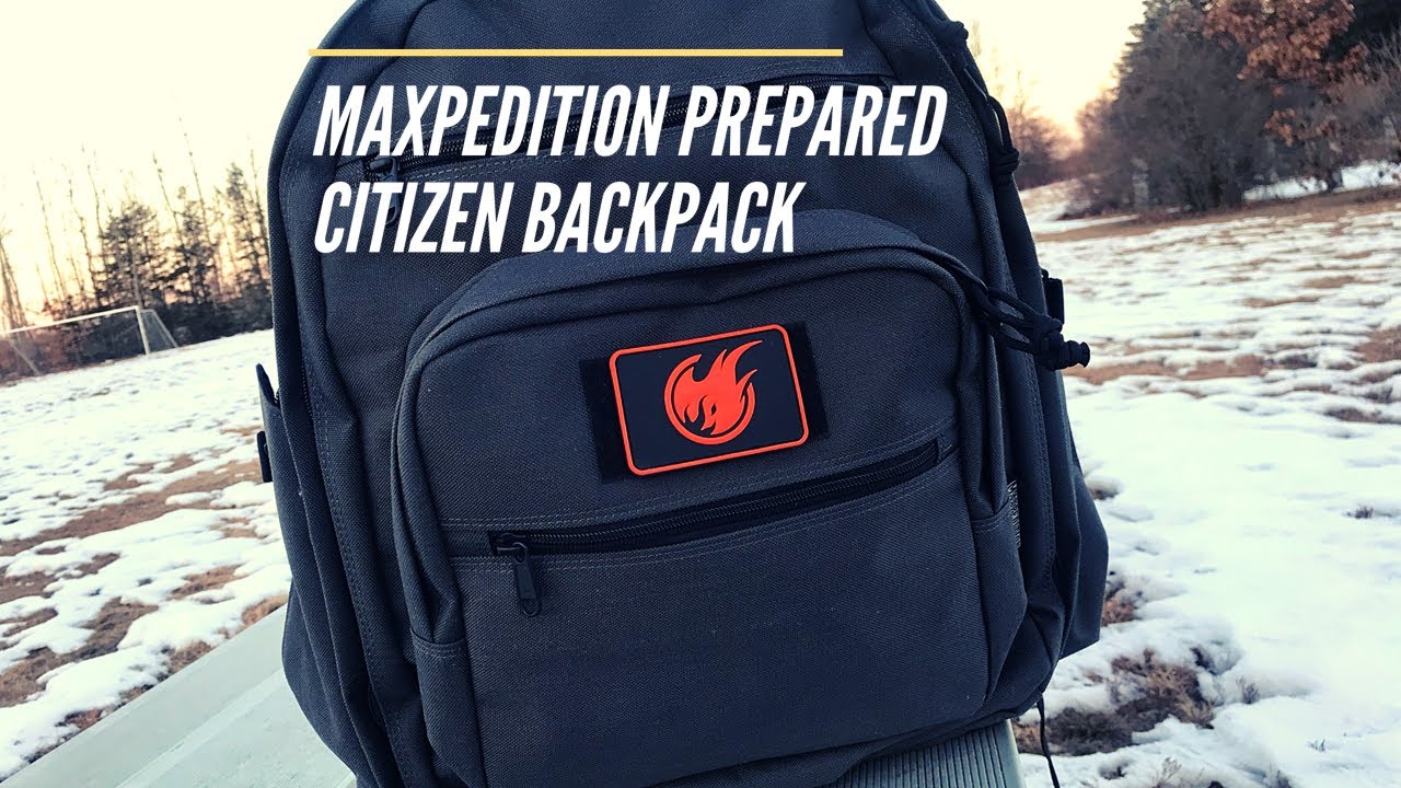 Prepared Citizen Deluxe Backpack  MaxpEdition — Canadian Preparedness