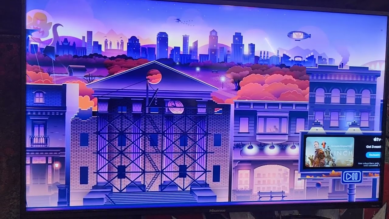 Roku Screensaver Fall Stroll in the Park! (2022) YouTube