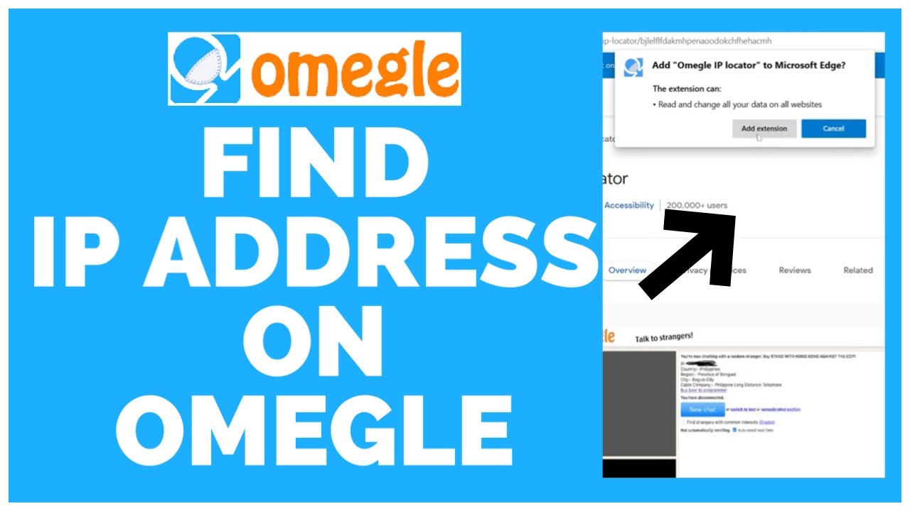 Omegle IP locator