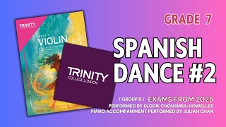 Spanish Dance No 2 | Play Along | Trinity College London Grade 7 Violin Exams from 2025