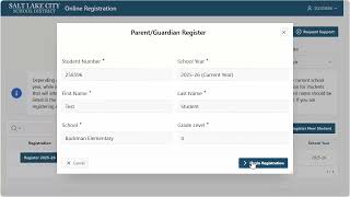 Register using Parent Portal Sign In Spanish