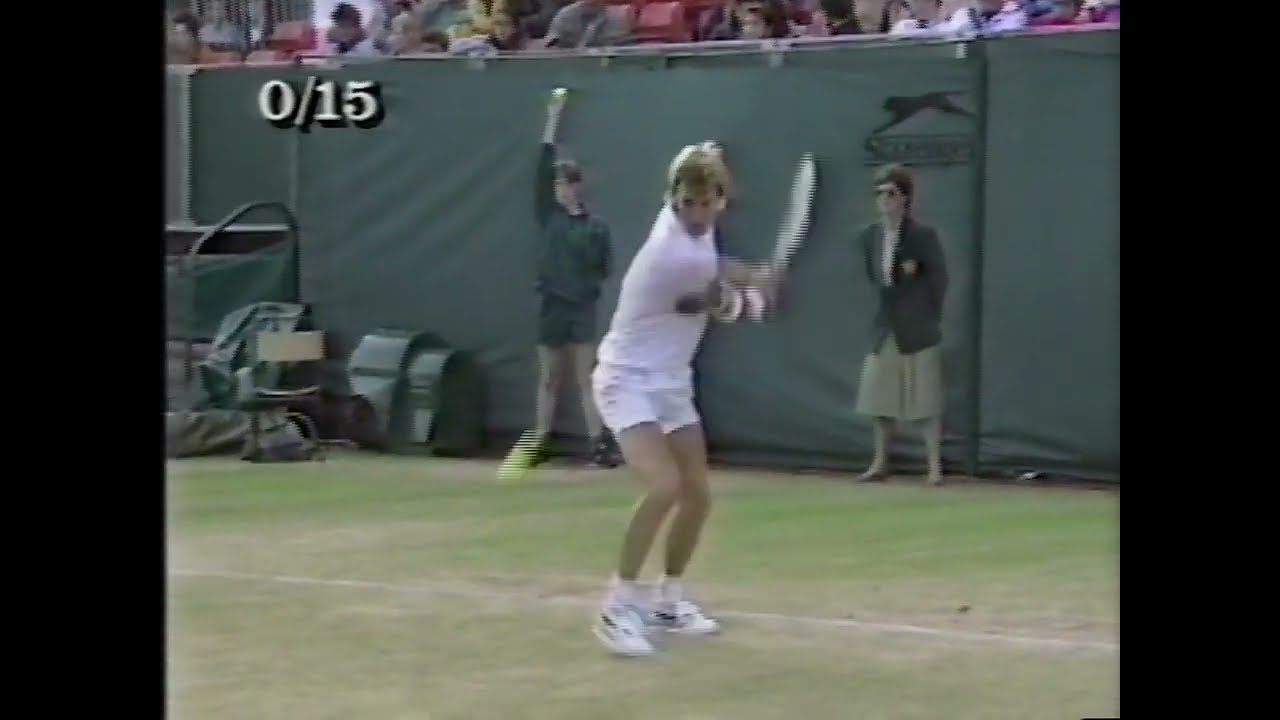 Wimbledon 1990 QF Edberg vs Bergstrom