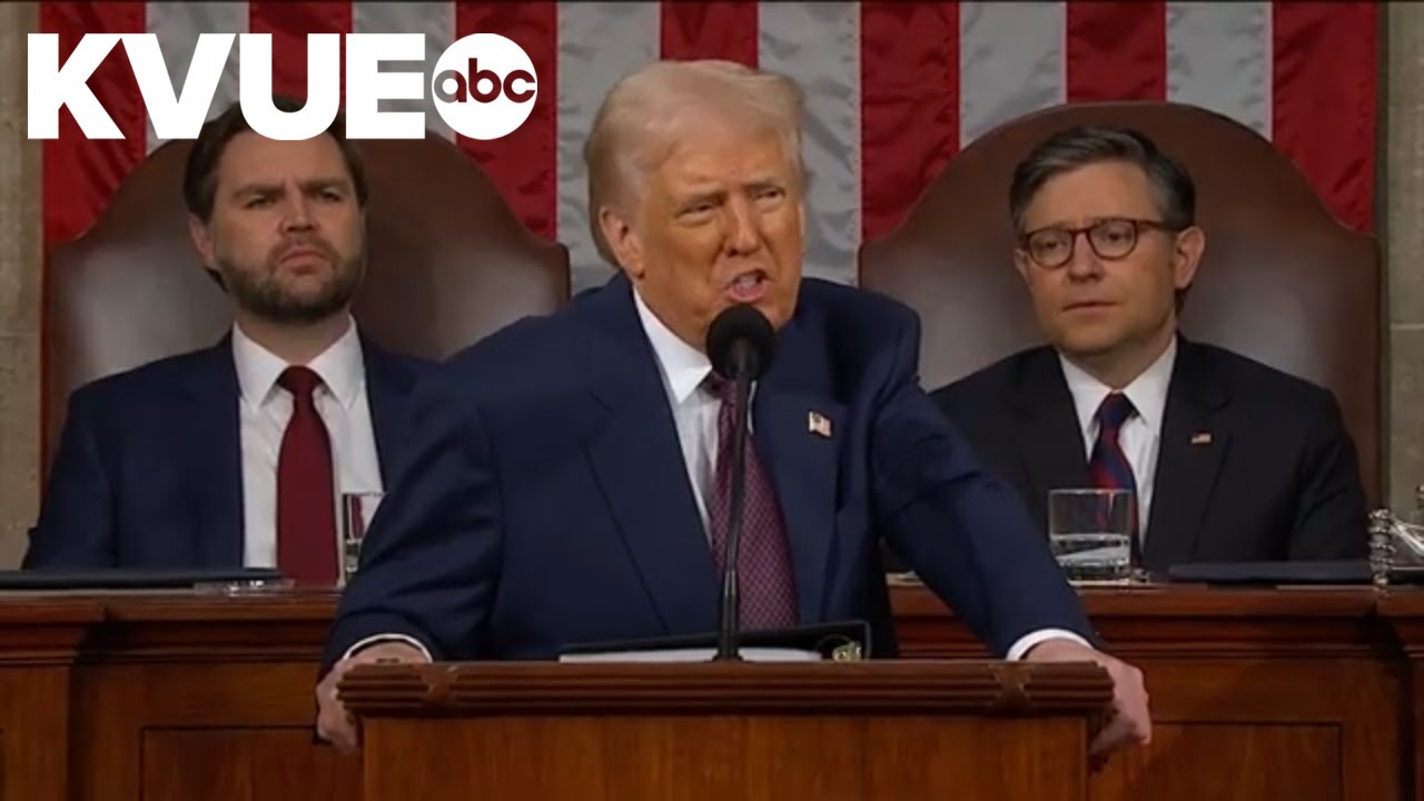 President Donald Trump speaks to Congress in record-length address ...