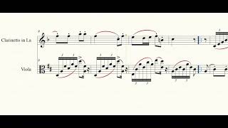 J. Lee Graham: Variations on a Theme of Schubert for Clarinet and Viola (2020-21)