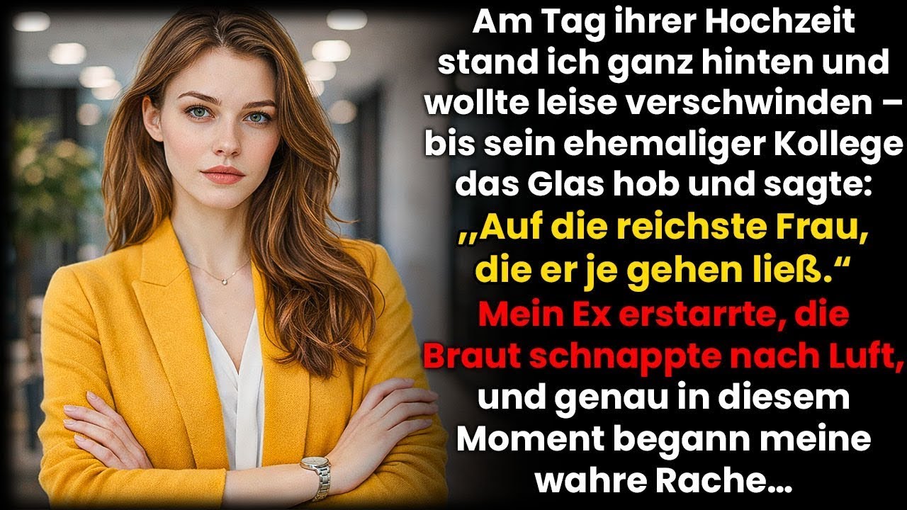 Nach der Scheidung heiratete mein Ex seine Geliebte – ein Gast sagte etwas, das ihn erbleichen ließ