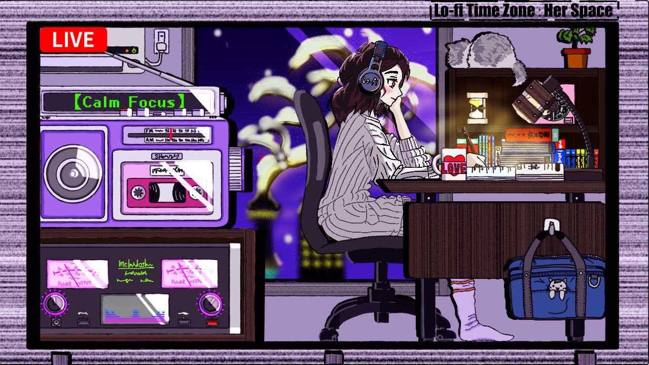 12/24 🌙Глубокий спокойный Lo-fi｜Purple Phase　