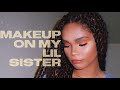 NEON LINER MAKEUP WITH MY SISTER | SONJDRADELUXE