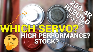 200-4r Rebuild (part 21) – Which Servo?? ▶ Stock and Aftermarket Ones Compared!! 😛