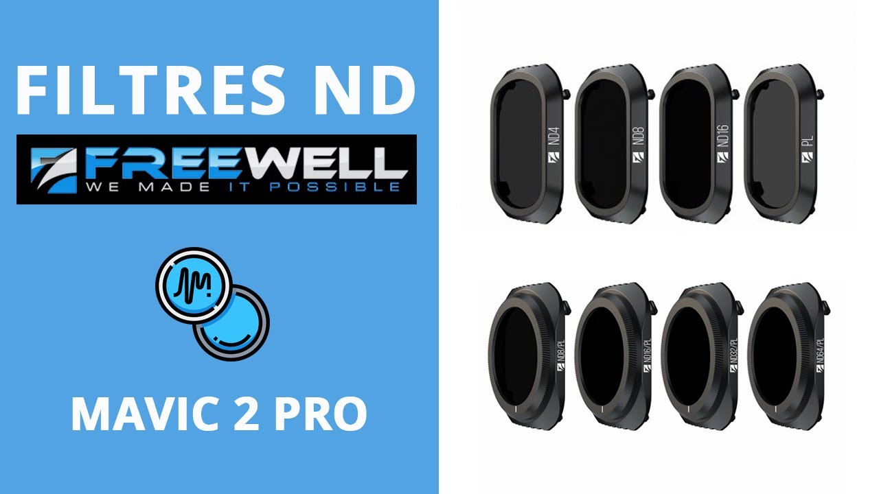 video Filtres ND/PL Freewell – Mavic 2 Pro
