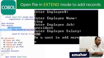 Open file in EXTEND mode to add records | COBOL
