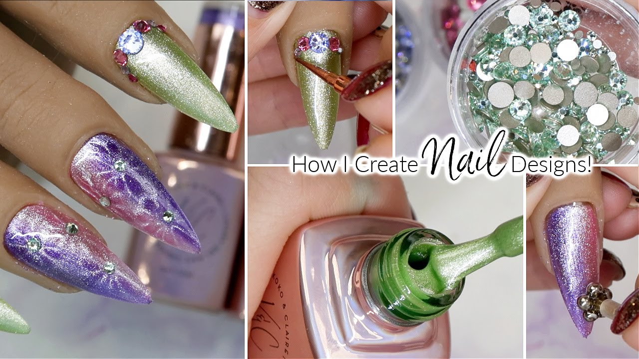 CatEye Gel Polishes! | (Ombre Nails) | KoKo & Claire | Nail Art - YouTube