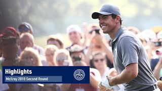 Every Shot from Rory McIlroy's 2nd Round | PGA Championship 2018