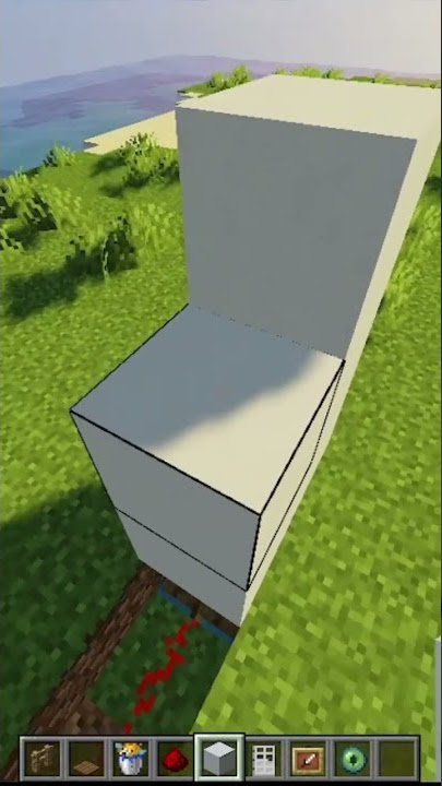 How to make a simple eye scanner in minecraft  | #shorts