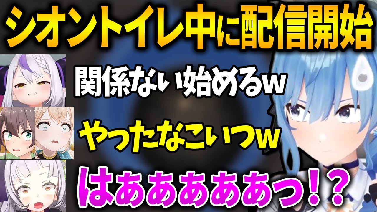 シオンを圧でビビらせたり、いろはを返り討ちにしたりするゴッフィー最強のすいちゃん【星街すいせい／ラプラス／夏色まつり／紫咲シオン／風真いろは／切り抜き／ホロライブ】