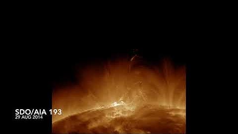 C4.3 Flare Breaks Through High Coronal Loops
