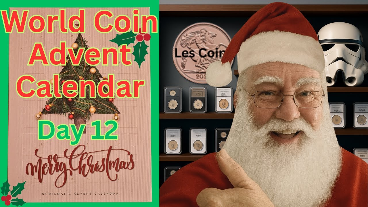 Адвент-календарь с мировыми монетами - День 12 