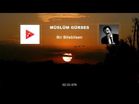 Müslüm Gürses - Bir Bilebilsen (Sözleri) | 4K