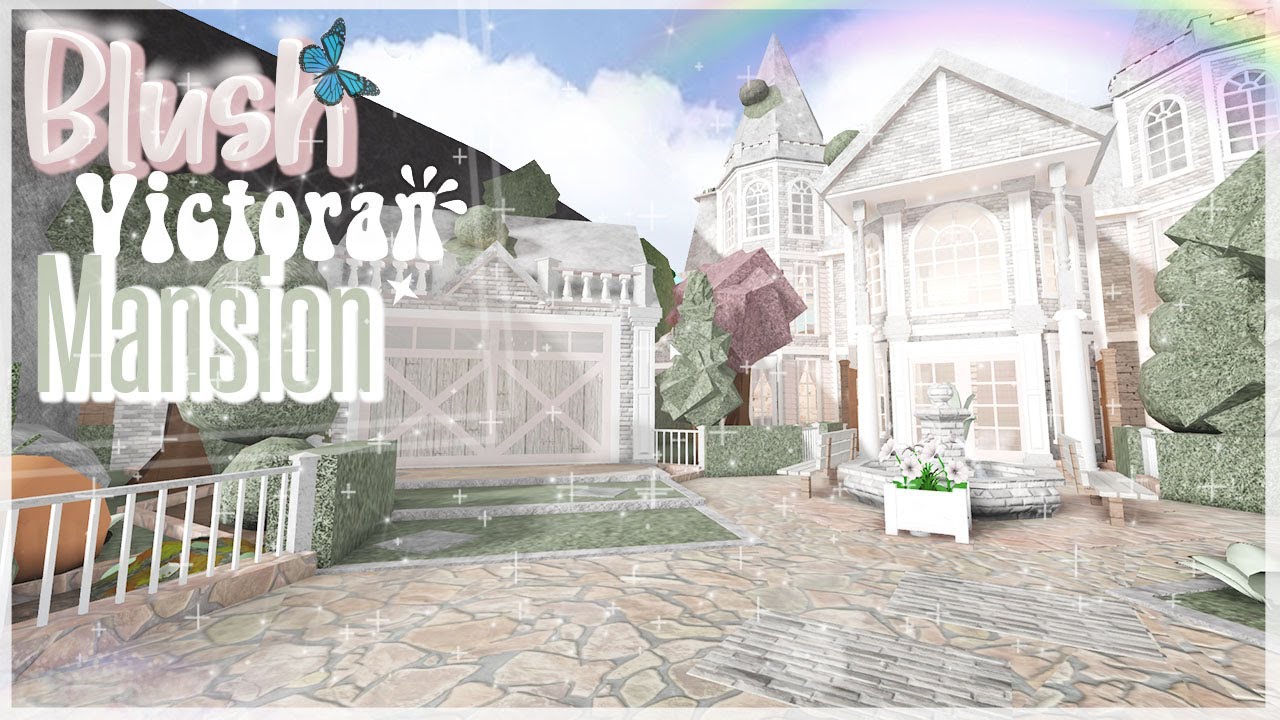 Bloxburg Blush Victorian Mansion Mansion Speed Build Remake YouTube