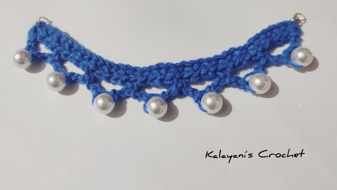 How to make Crochet Anklets at home/Crochet Anklets Tutorial/ DIY YouTube
