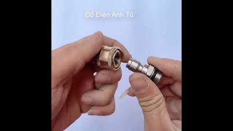 BỘ KHỚP NỐI NHANH ĐỒNG THAU 14MM -ĐẦU RA CHO MÁY RỬA XE ÁP LỰC CAO