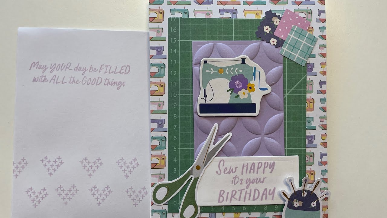 Crafters Card Kit that will make you “Sew Happy”! 