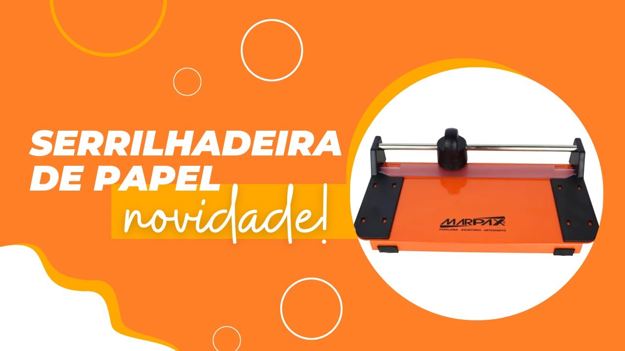 Capa do vídeo Serrilhadeira de Papel Marpax | Praticidade no seu negócio