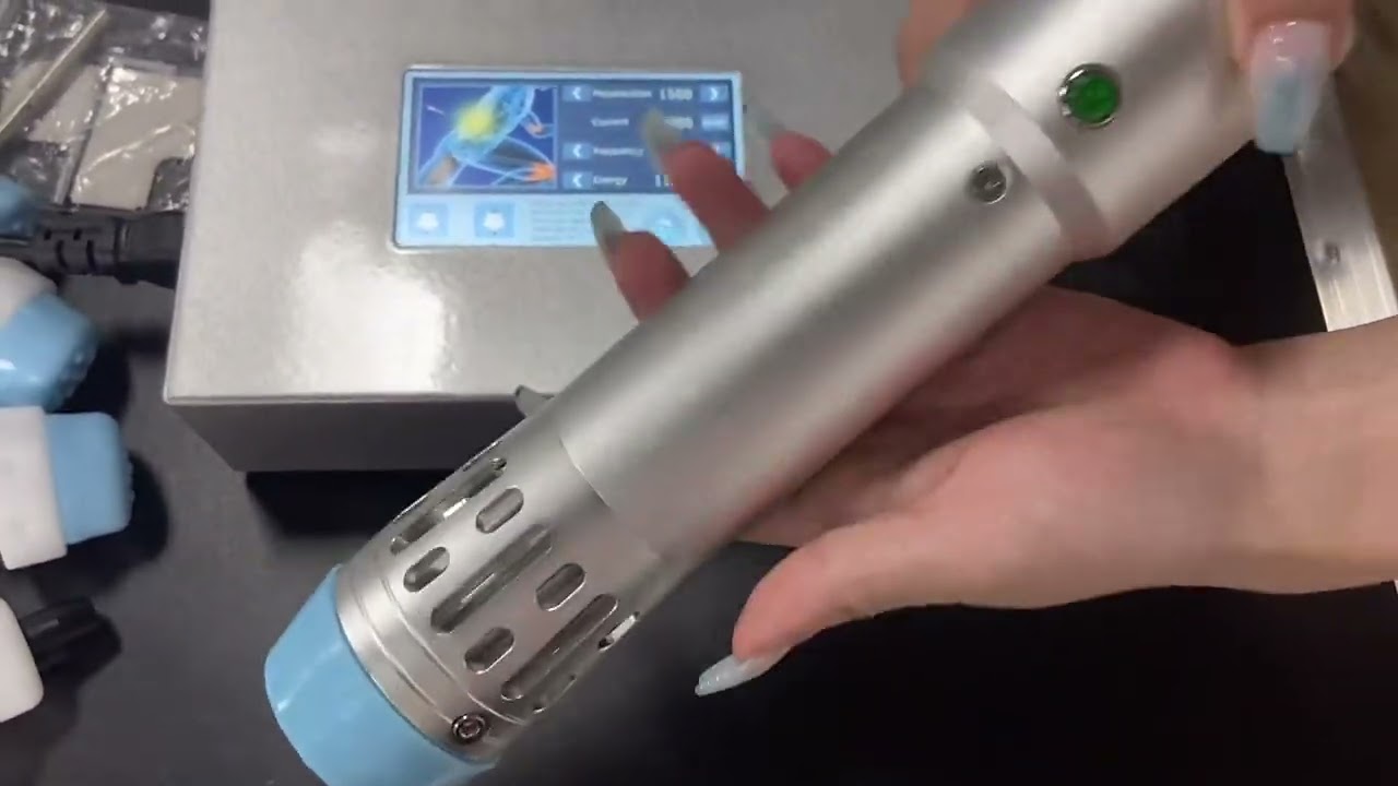 Biotronix Solution Portable Shockwave Therapy  Electromagnetic Touch Screen for ED and Physiotherapy