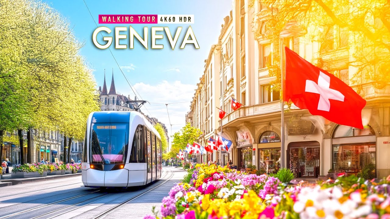 Geneva Walking Tour 4K Explore the Heart of Switzerland European