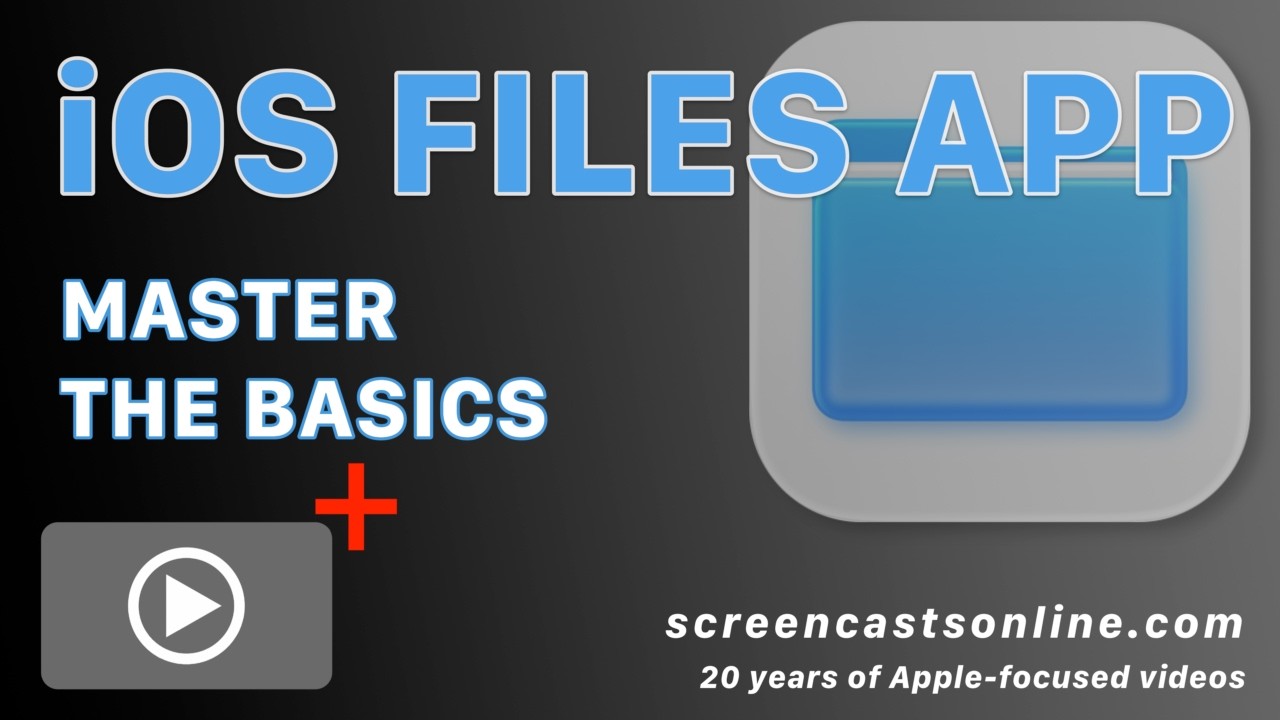 What Is Ios File iOS Files App • MASTER the basics in this HOW-TO video - YouTube