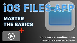 تطبيق الملفات على نظام iOS • أتقن الأساسيات في هذا الفيديو التعليمي screenshot 1
