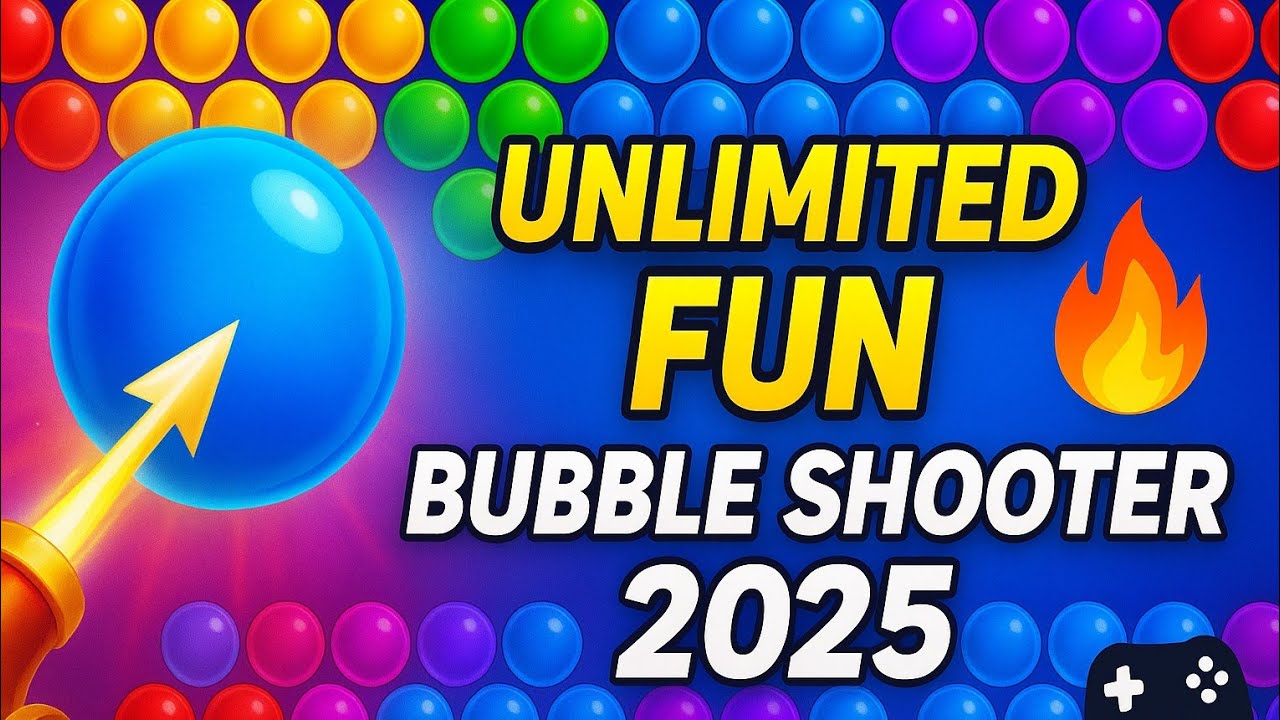 "Bubble Shooter Game 🎯 | Most Addictive Puzzle Game | Unlimited Fun Gameplay 2025"