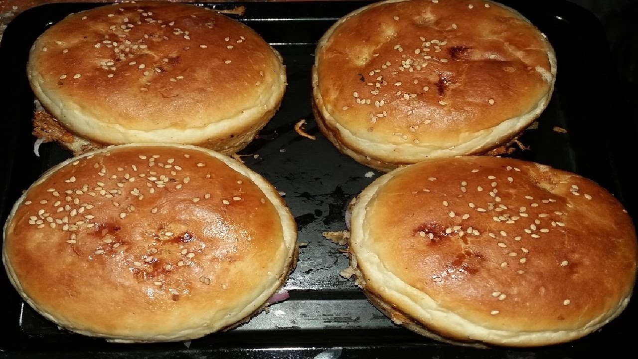 chicken burger hyderabadi bakery style