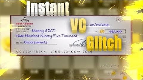 *New* Unlimited Vc Glitch After Patch 1.09* 100k Vc Free/ Method 100k Every Hour