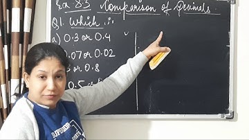 Class 6 | Decimals | Exercise 8.3 |Comparisons of decimals