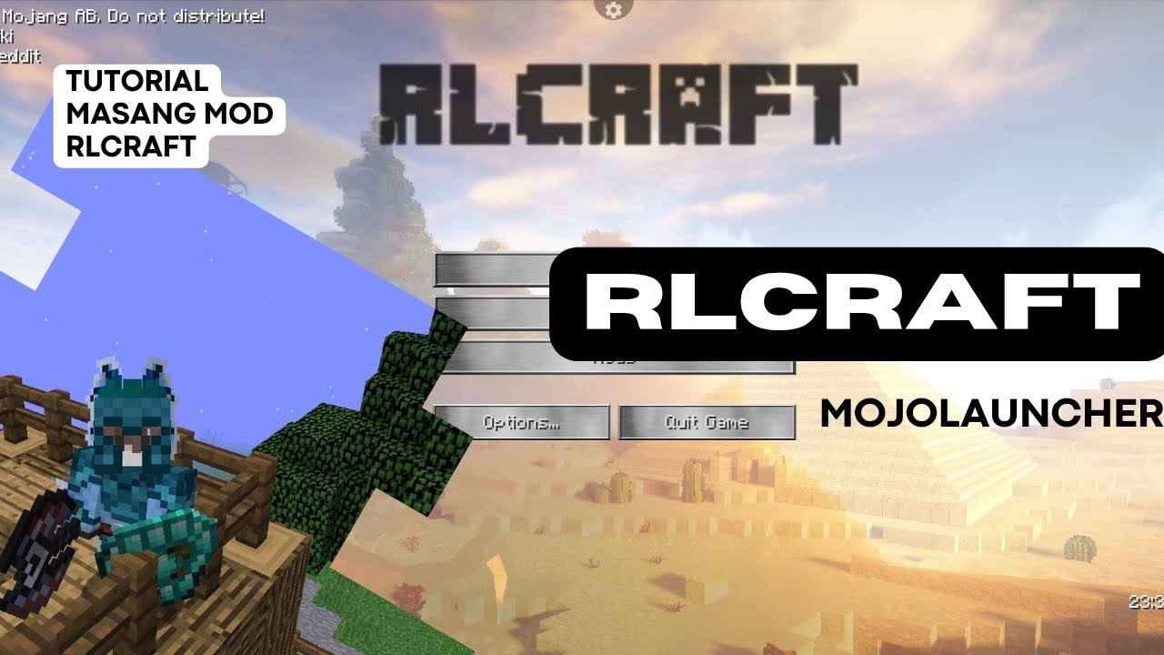 Rlcraft Tutorial Tutorial Rlcraft Mojolauncher Indonesia -Cara instal - YouTube