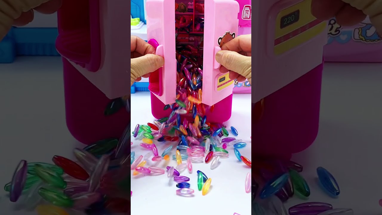 Satisfying With Unboxing Review Pink Mini Kitchen Set Toy ASMR Video Toyunboxing Asmr