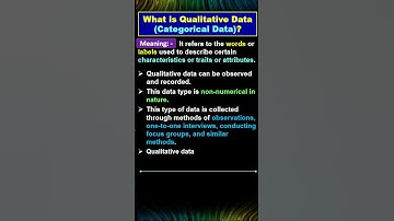 What is Qualitative Data | Short Note on Qualitative Data #shorts #viral #youtubeshorts
