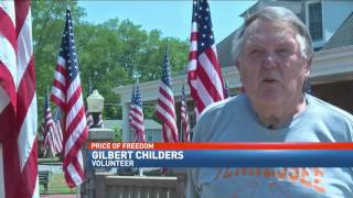 Downtown Ringgold continues a tradition with American flags