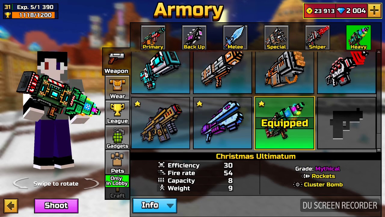 Pixel gun 3D hack 13.3.0 unlimited coins and gems free!If Mohamed beats PABLO GAMES