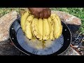 How to Make Banana full fry - Tasty Banana balls | Village Food Recipe- i v food