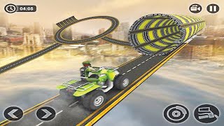 Excellent Bike Driving Game || Racing Quad Bike Moto Stunt : ATV Impossible Track || ZAFRY GAMING screenshot 4
