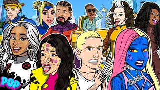 CELEBRITIES IN X-MEN (Animated Parody)