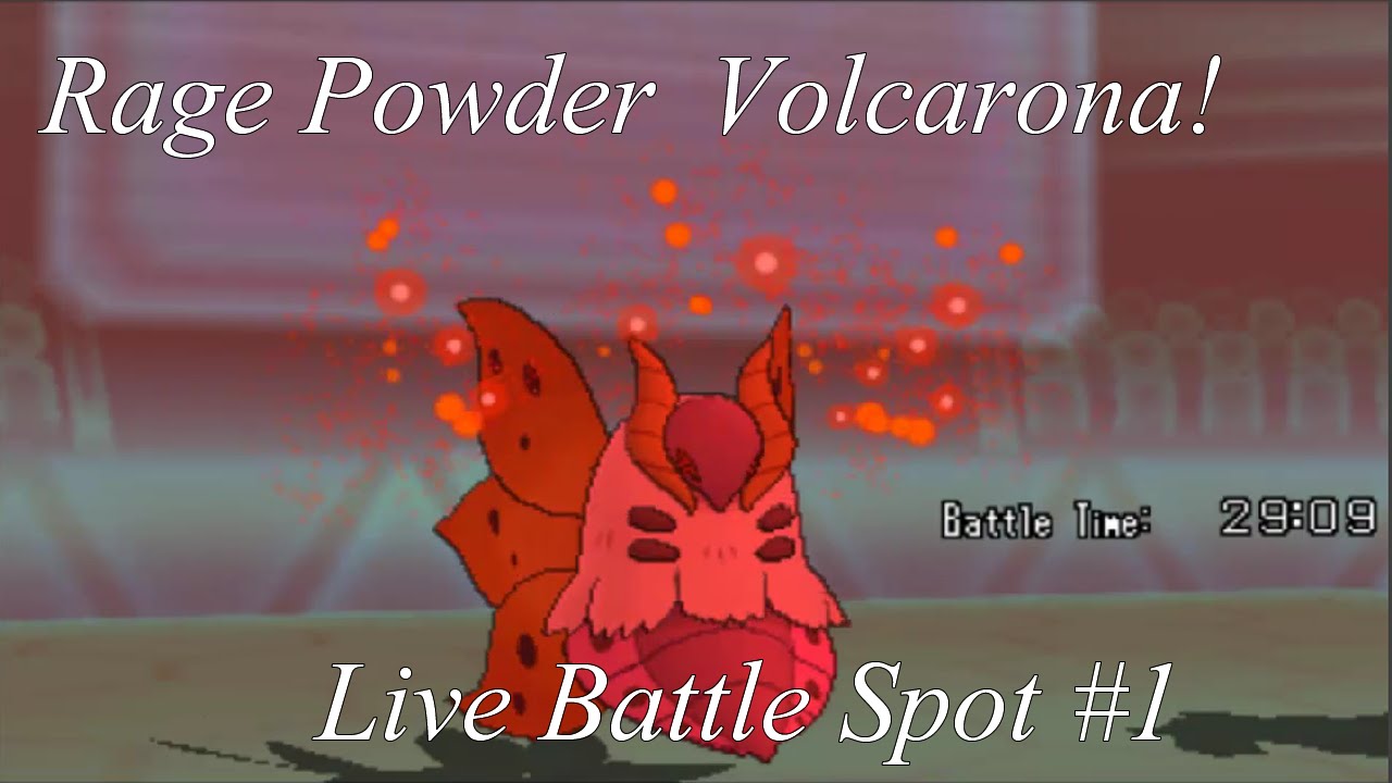 VGC 2015 Live Battle Spot 1 Rage Powder Volcarona ] Pokemon Omega