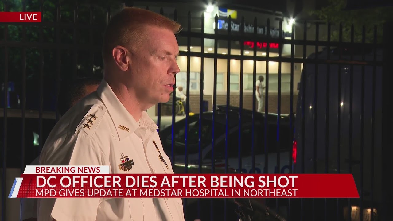 'Tragic accident:' DC police officer dies in shooting near DC-295 - YouTube