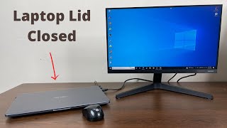 How to Close Laptop Lid but Still Work on The Monitor
