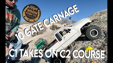 Class 1 Truck Takes On Class 2 Course! [Carnage During 10-Gate RC Crawling Competition Practice Run]