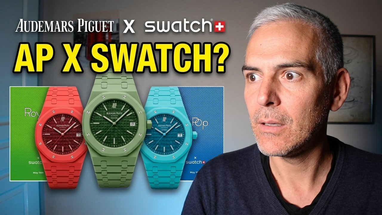 時計 Audemars Piguet x Swatch  Oak Audemars Piguet x Swatch: GENIUS Move Or Another Lemon? - YouTube